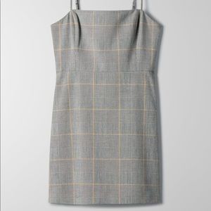 Aritzia New Check Classic Mini Dress